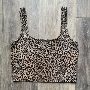 FOREVER 21 Print crop top